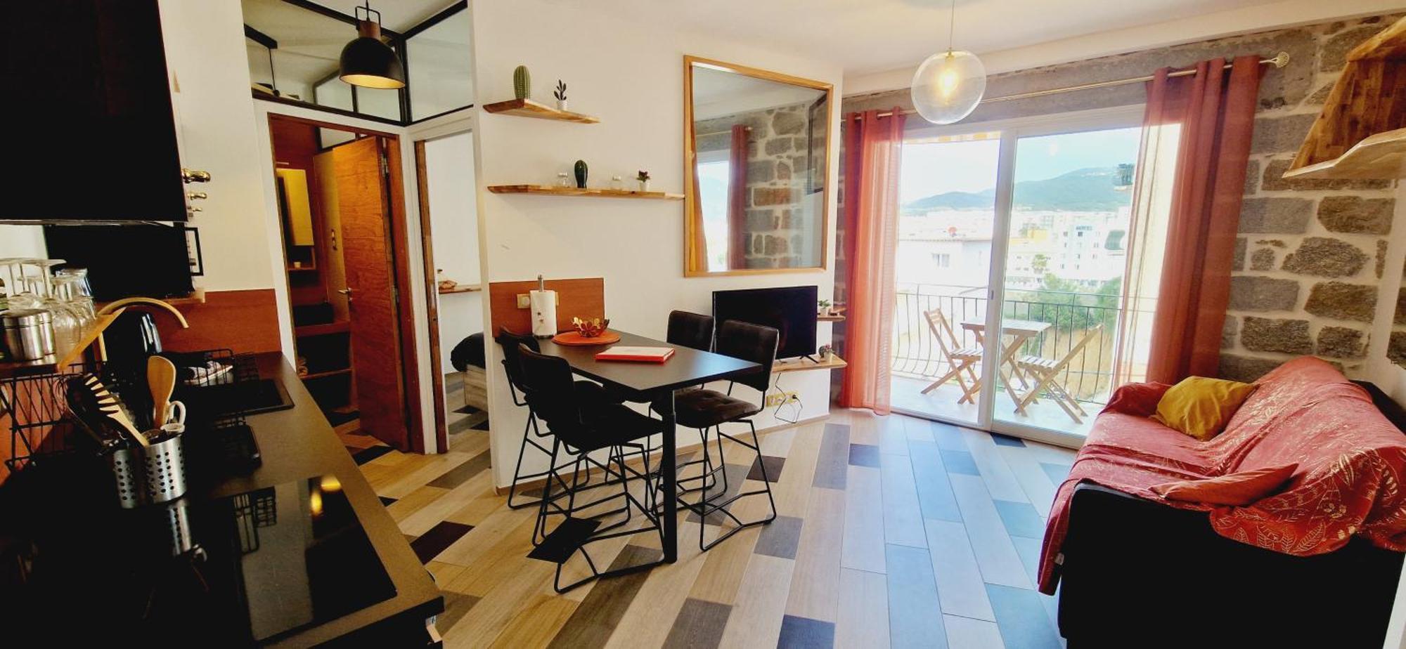 Magnifique Appartement Avec Balcon Vue Mer A L'Entree D'Ajaccio Ajaccio  Eksteriør bilde